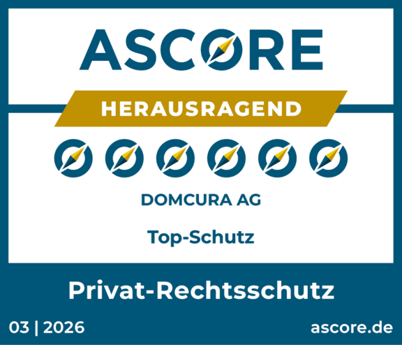 Ascore Auszeichnung Rechtsschutz