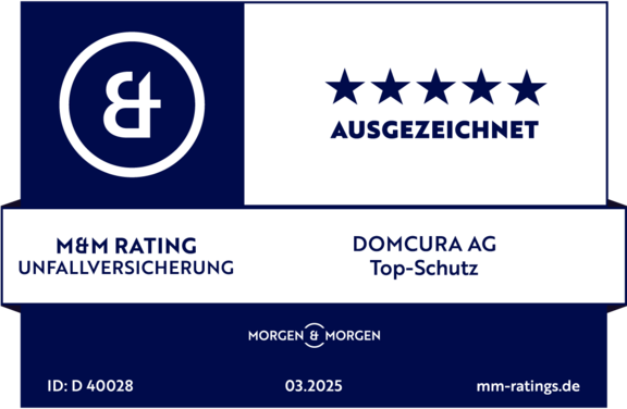 Morgen und Morgen Auszeichnung Unfallversicherung